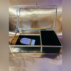 Oasis✨💛💚🖤Gold and Dark Green Jewelry Organizer